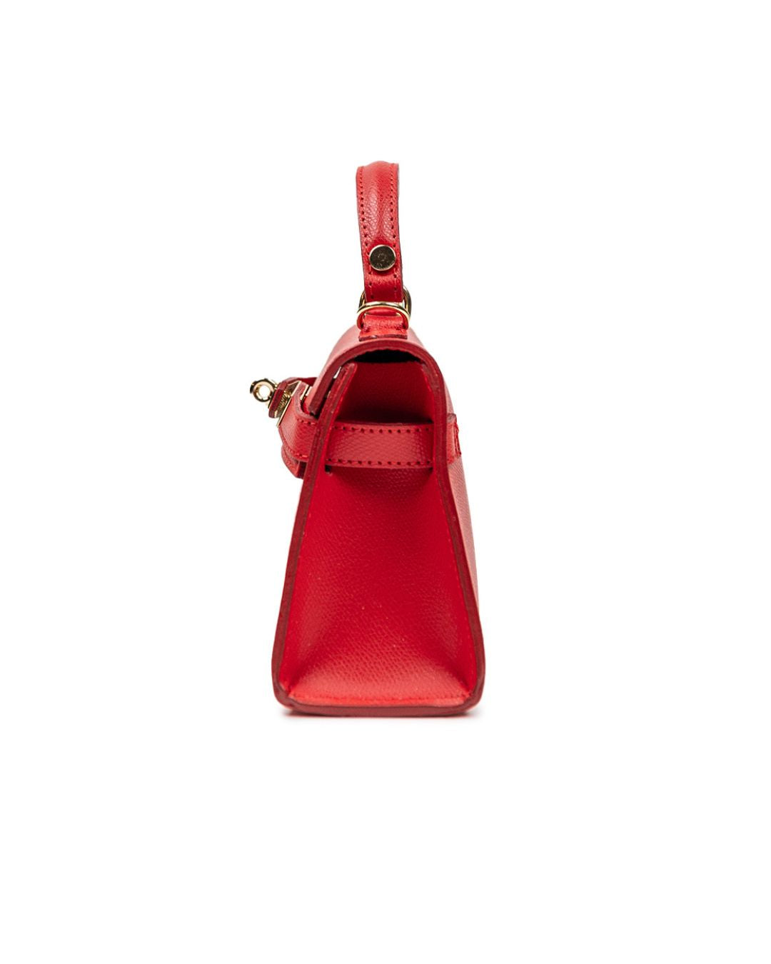 Borsa - Mini Cloud Rosso - Vera Pelle